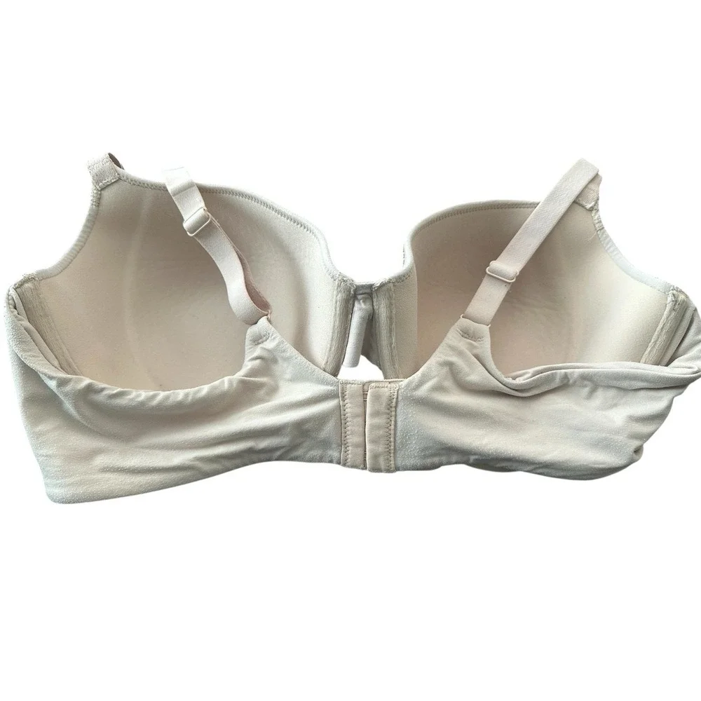 Wacoal Bra Womens Size 40D Underwire Beige Padded Full Coverage Hook Loop #AA3-1